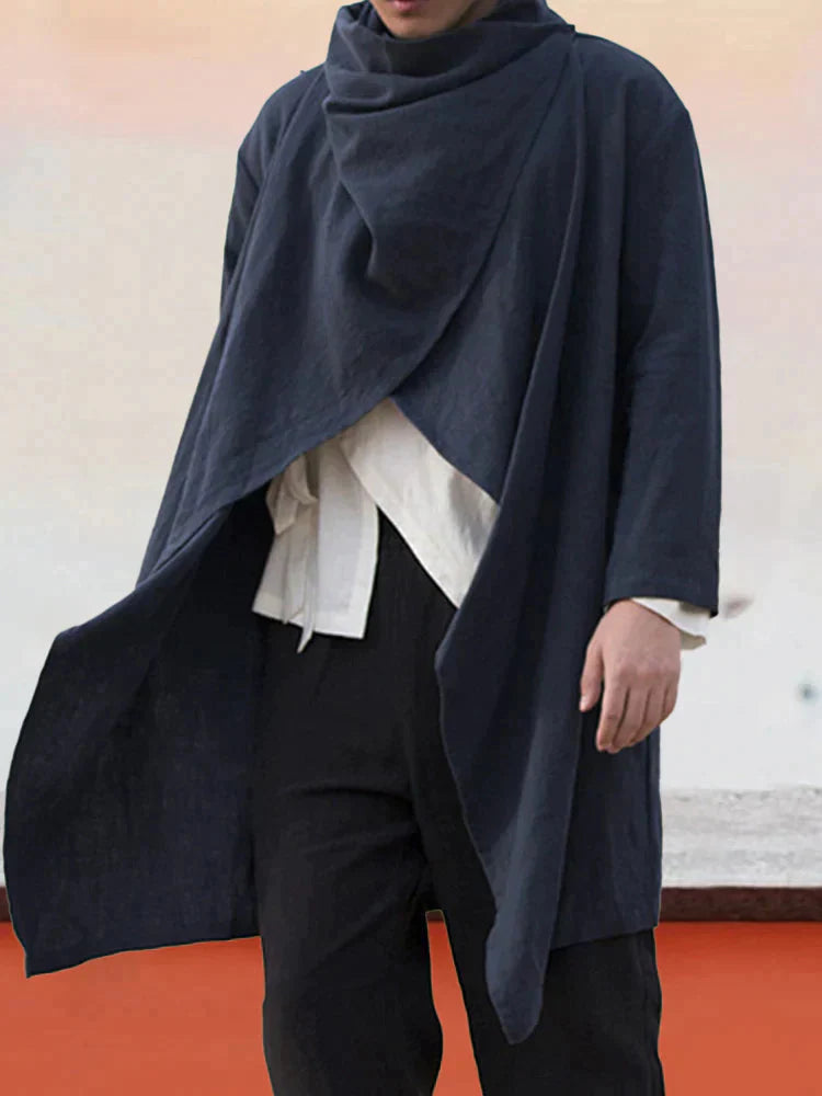 Baumwolle Leinen Stil Cape