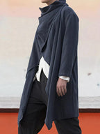 Baumwolle Leinen Stil Cape