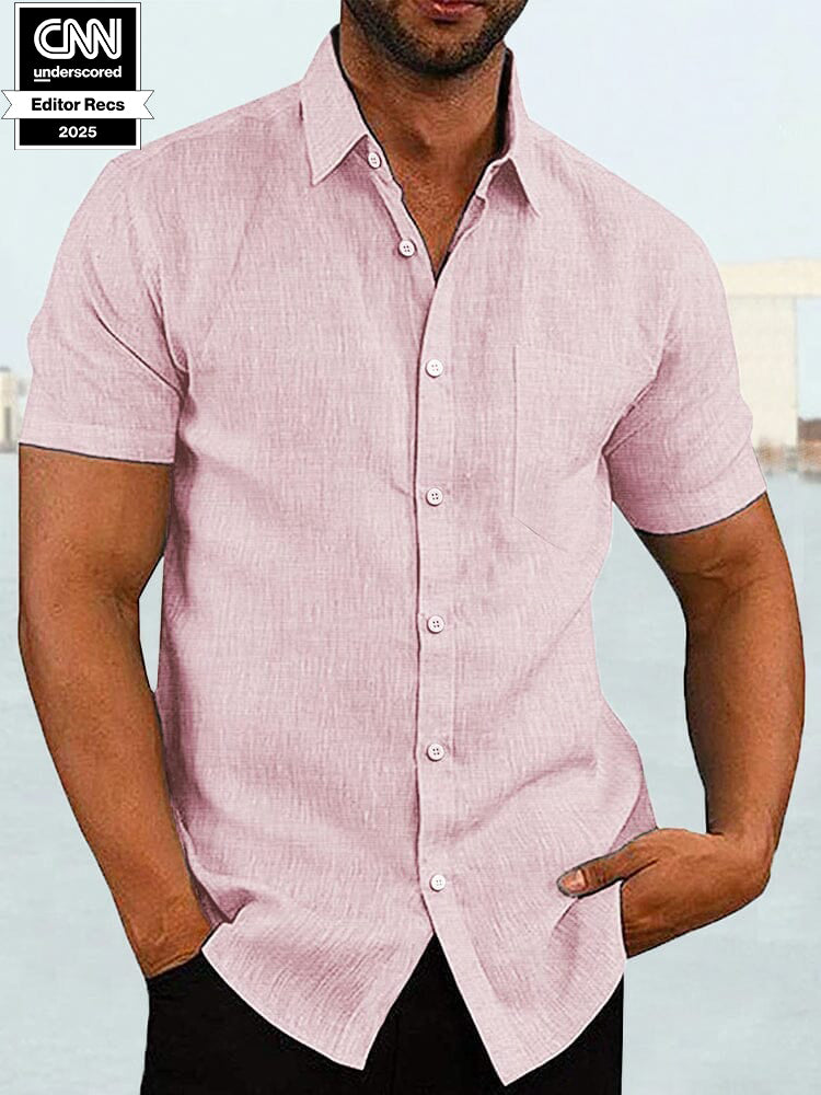Kurz Ärmel Casual Hemd