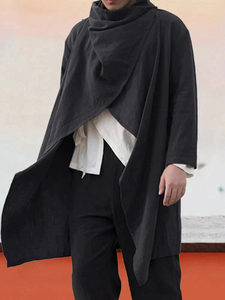 Baumwolle Leinen Stil Cape