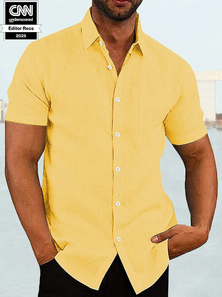 Kurz Ärmel Casual Hemd