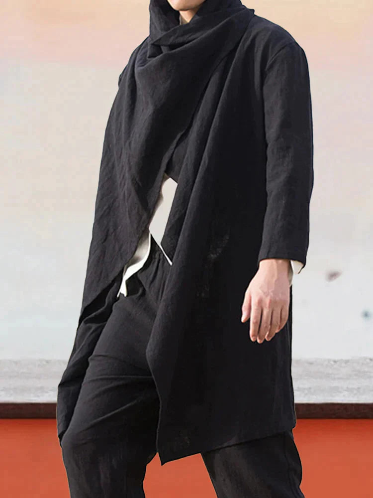 Baumwolle Leinen Stil Cape