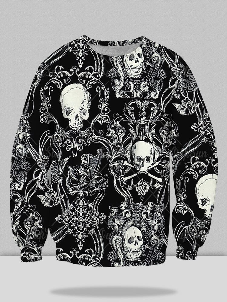 Printed Street Trend Klassisch Crew Neck Sweatshirt