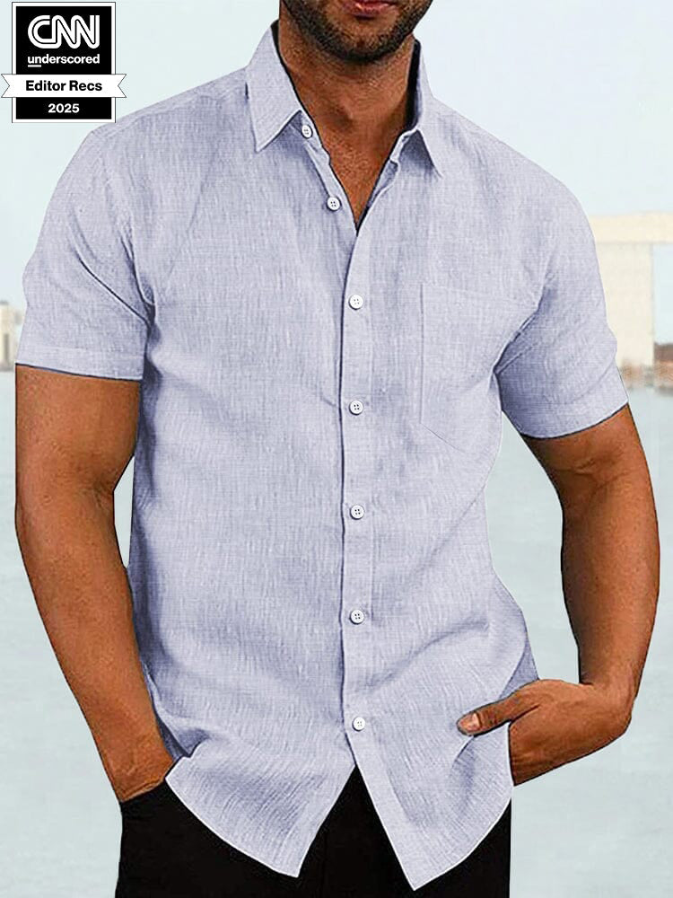 Kurz Ärmel Casual Hemd