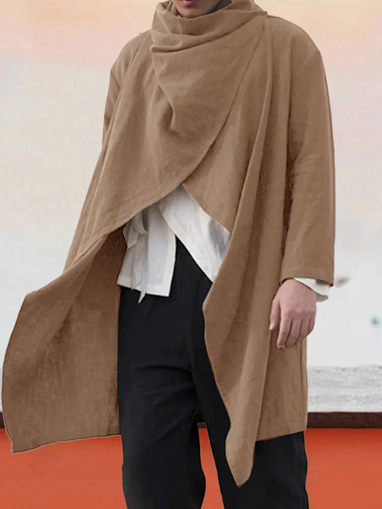 Baumwolle Leinen Stil Cape