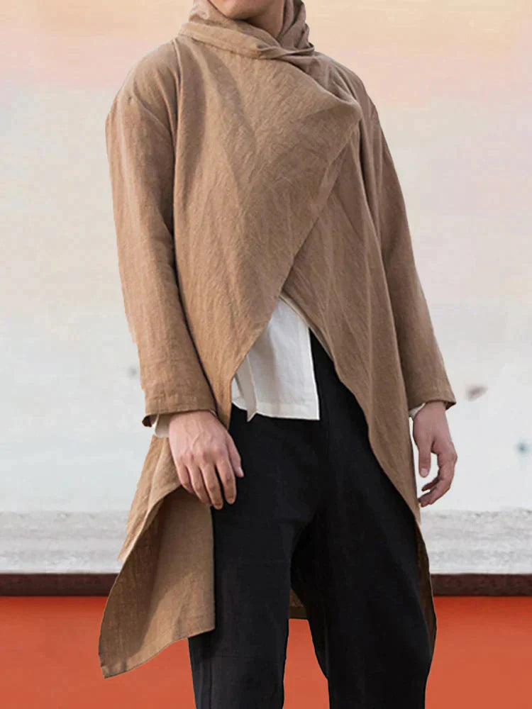 Baumwolle Leinen Stil Cape