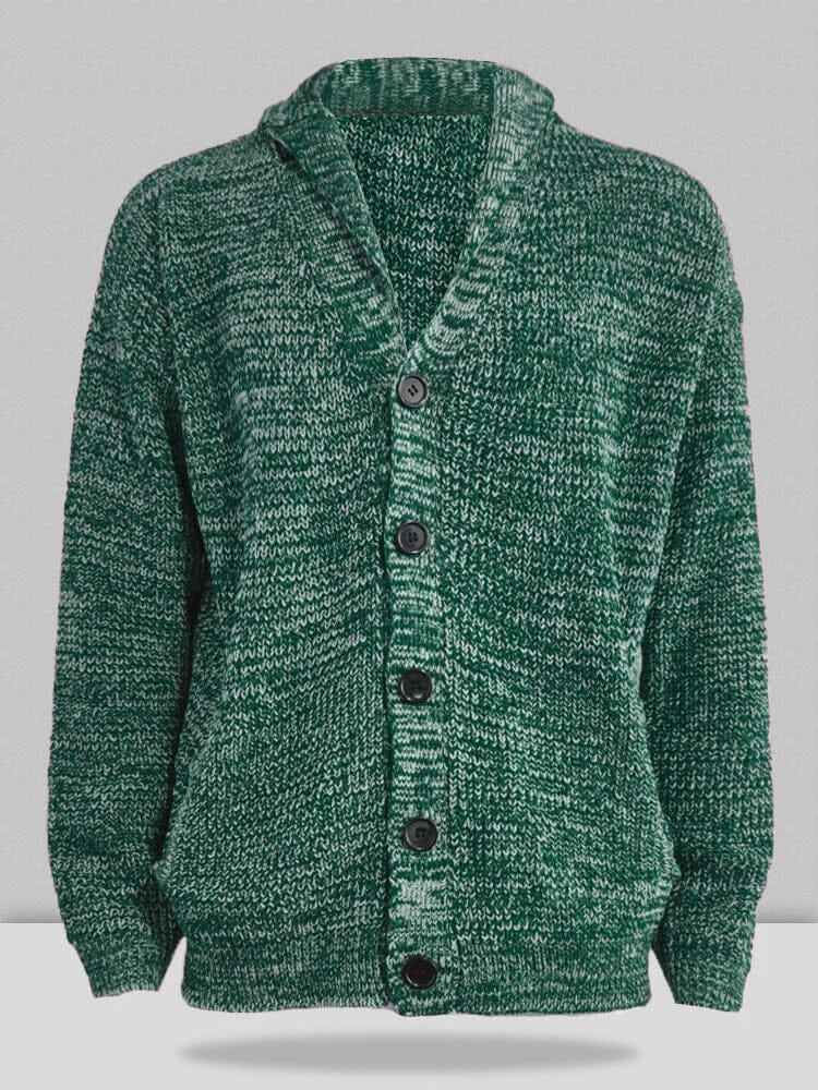 Uni Color Lang Ärmel Slim Fit Strick Pullover Jacke