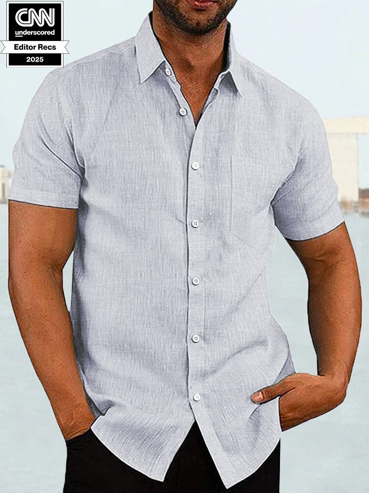 Kurz Ärmel Casual Hemd