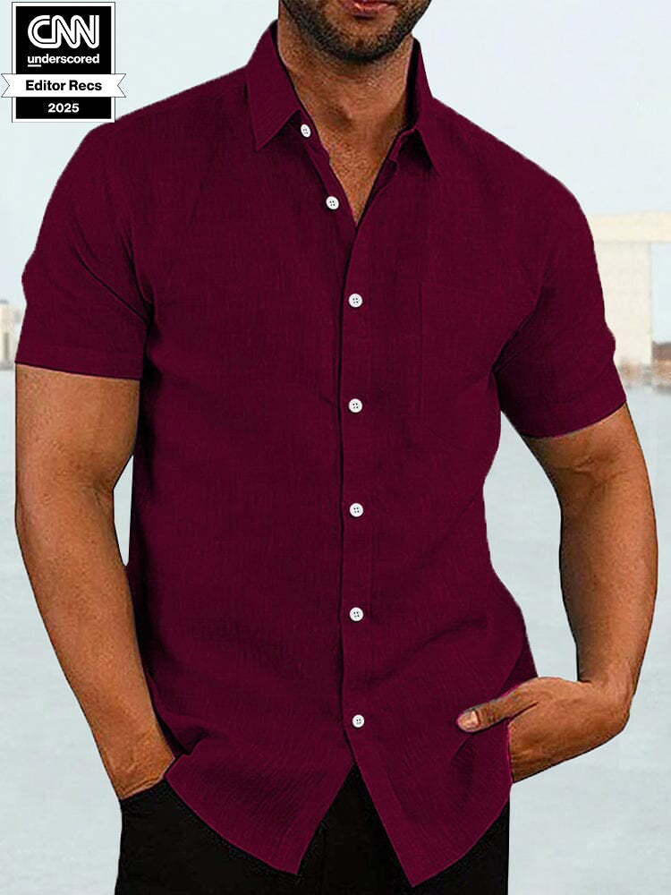 Kurz Ärmel Casual Hemd