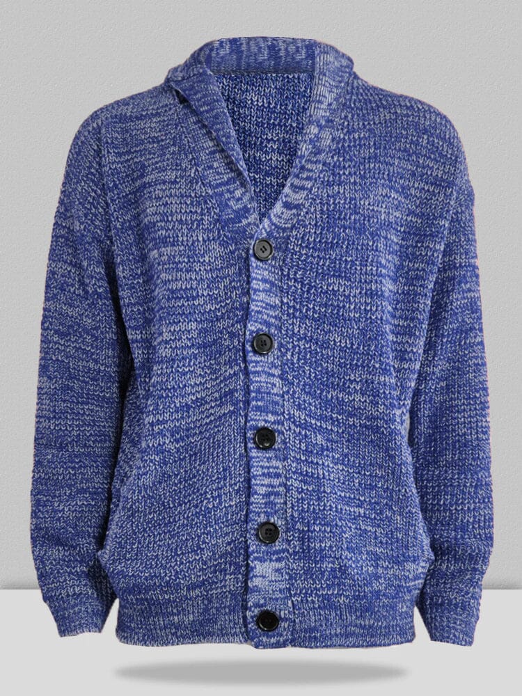 Uni Color Lang Ärmel Slim Fit Strick Pullover Jacke