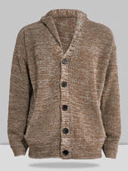Uni Color Lang Ärmel Slim Fit Strick Pullover Jacke