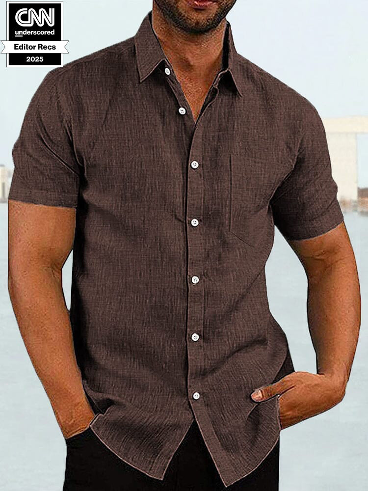 Kurz Ärmel Casual Hemd