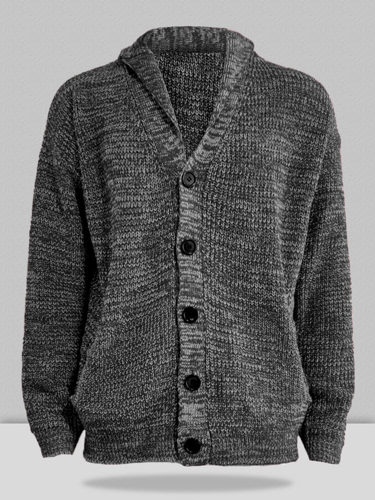 Uni Color Lang Ärmel Slim Fit Strick Pullover Jacke