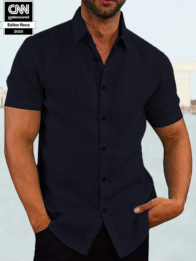 Kurz Ärmel Casual Hemd