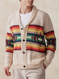 Stylish Colorful Graphic Cardigan