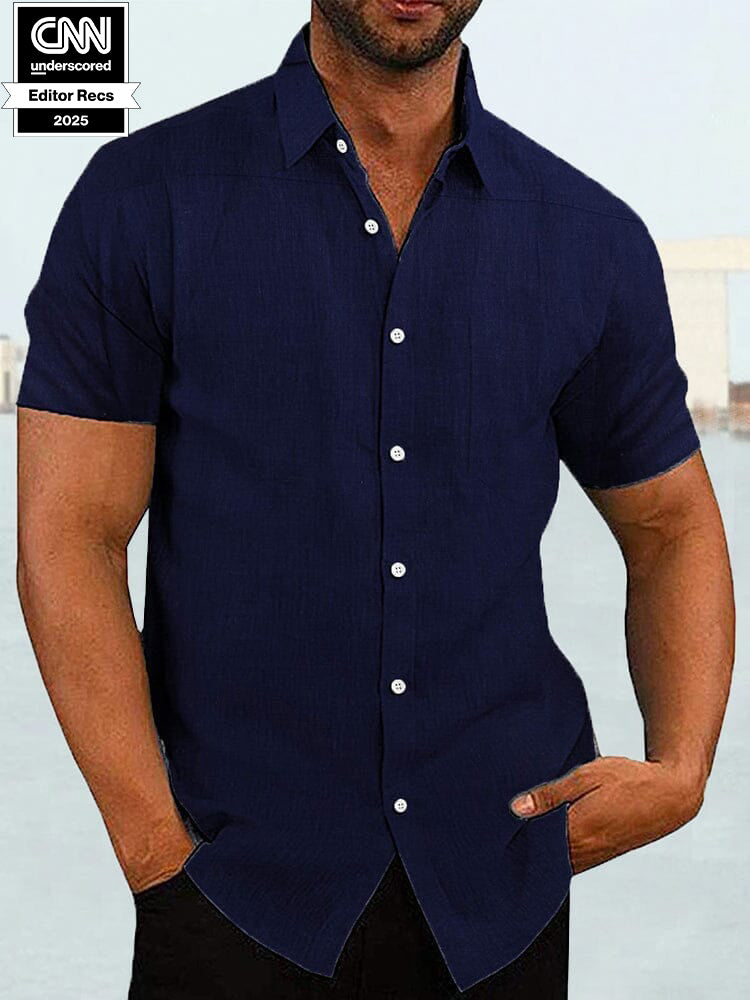 Kurz Ärmel Casual Hemd
