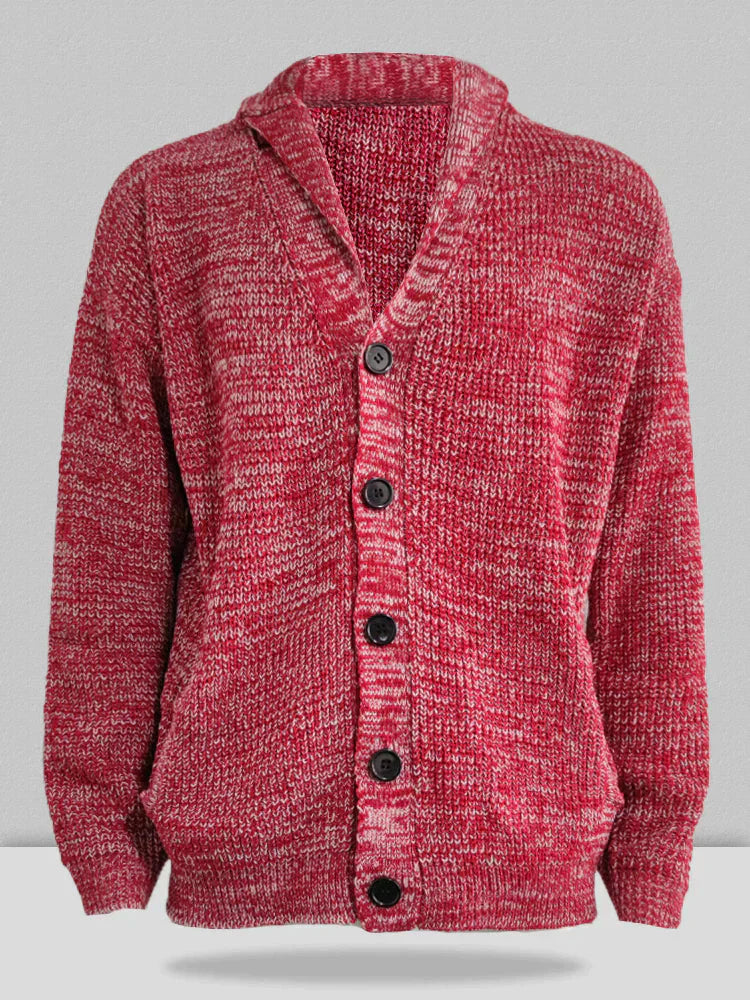 Uni Color Lang Ärmel Slim Fit Strick Pullover Jacke
