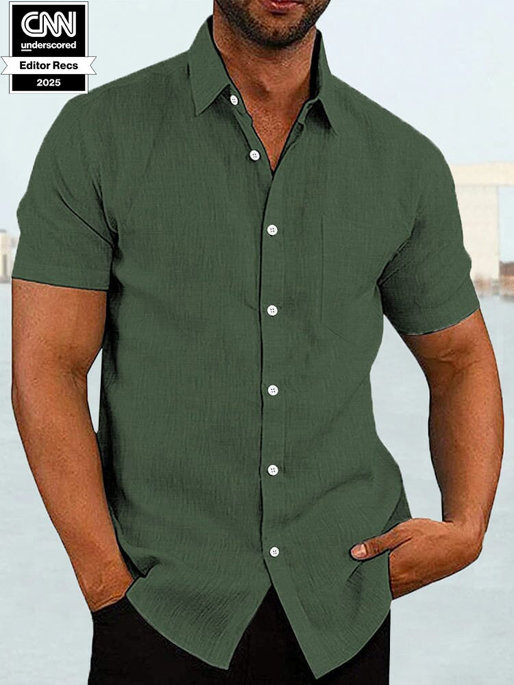 Kurz Ärmel Casual Hemd
