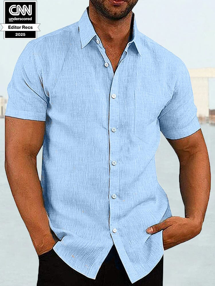 Kurz Ärmel Casual Hemd