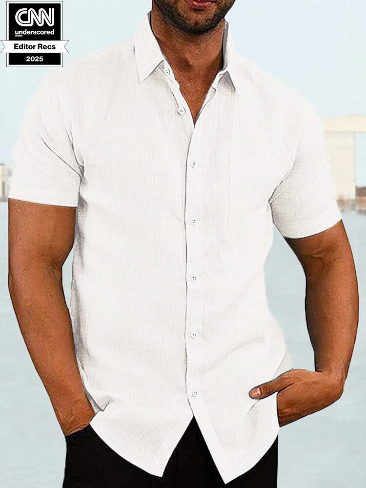 Kurz Ärmel Casual Hemd