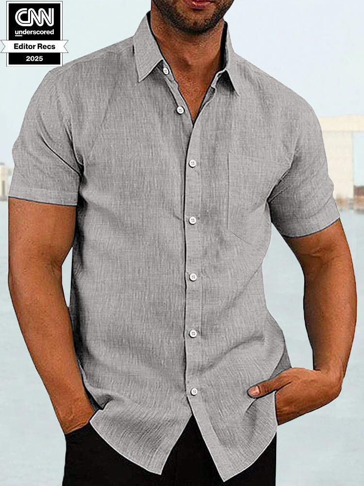 Kurz Ärmel Casual Hemd