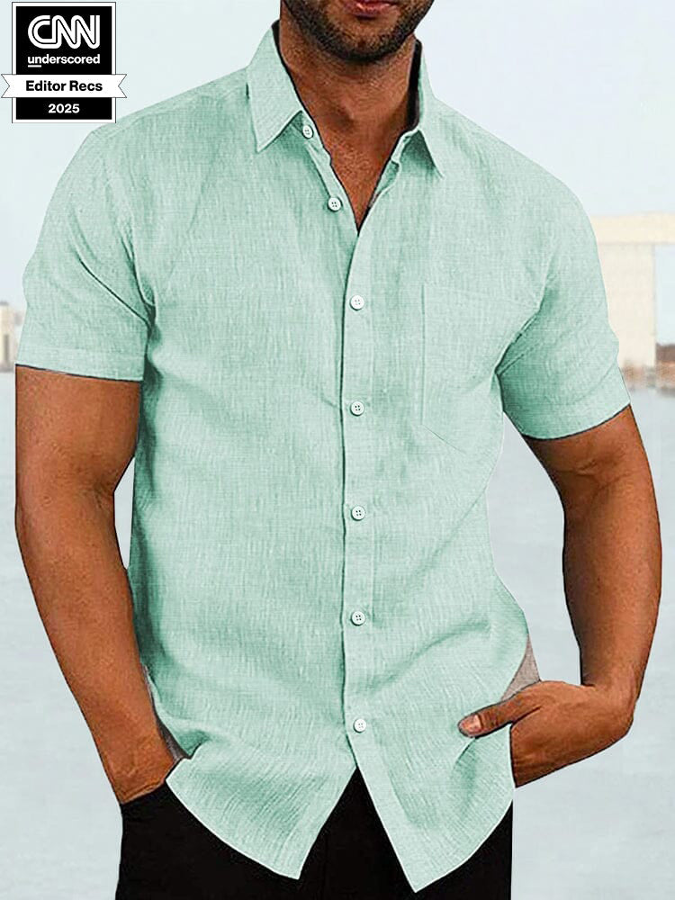 Kurz Ärmel Casual Hemd