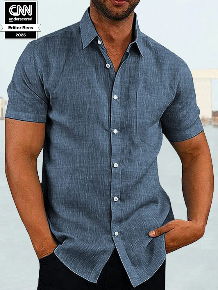 Kurz Ärmel Casual Hemd