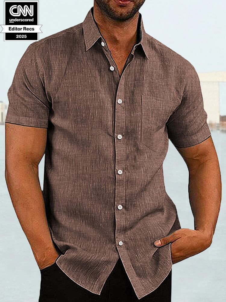 Kurz Ärmel Casual Hemd
