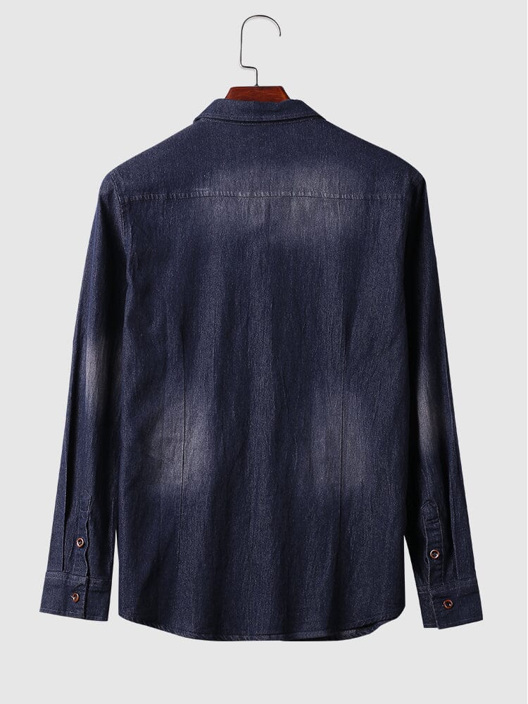 Denim Lang Ärmel Hemden
