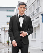 Slim Fit Suits One Knopf Schalkragen Lapel Tuxedo