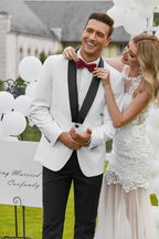 Slim Fit Suits One Knopf Schalkragen Lapel Tuxedo