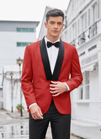 Slim Fit Suits One Knopf Schalkragen Lapel Tuxedo
