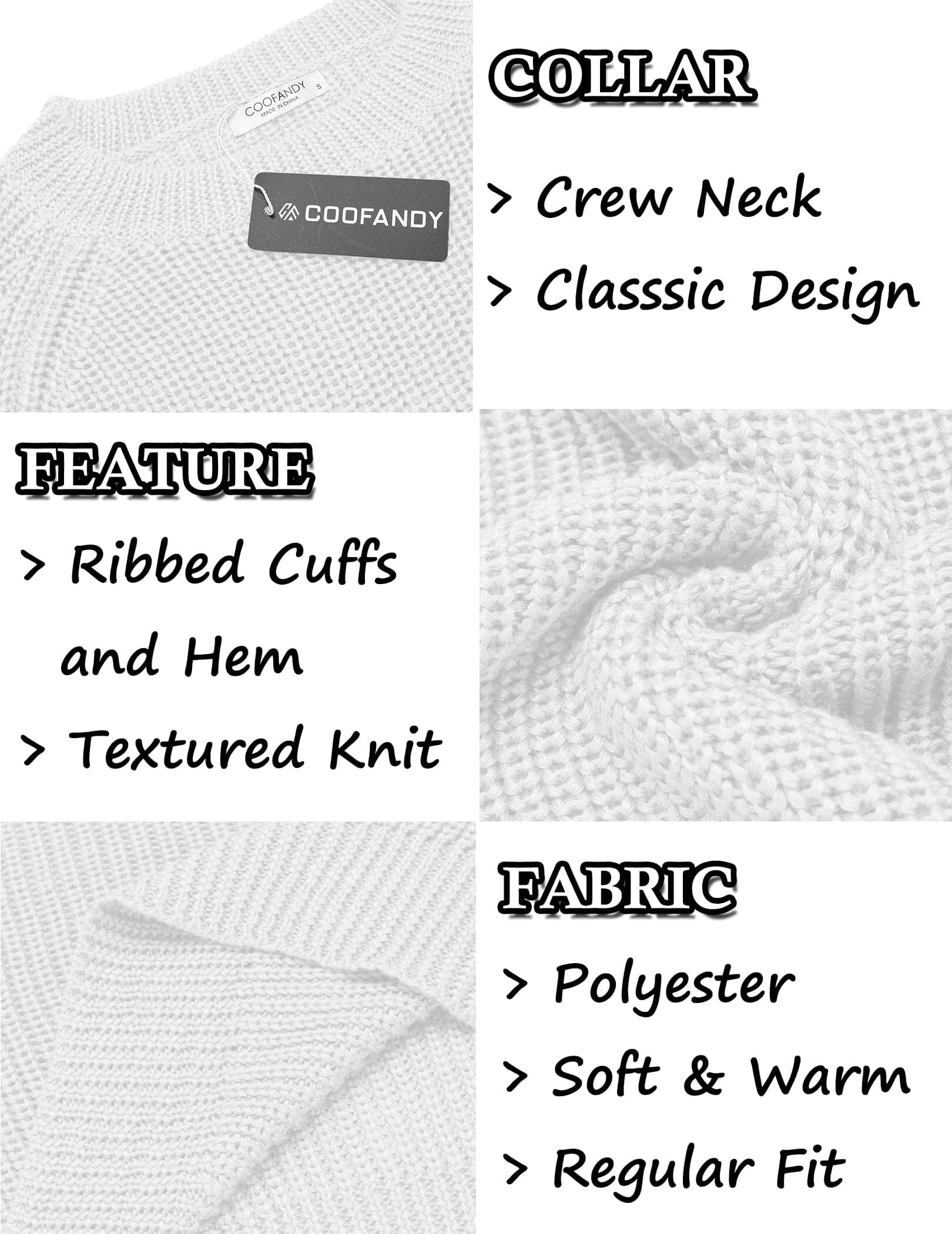 Crew Neck Slim Fit Strick Pullover Pullover