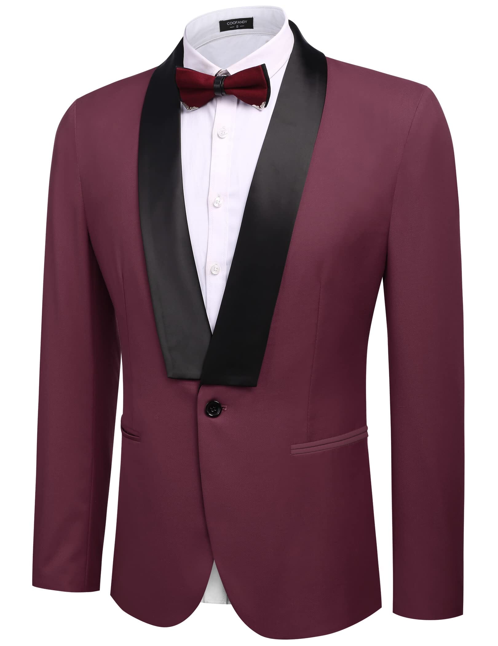 Slim Fit Suits One Knopf Schalkragen Lapel Tuxedo