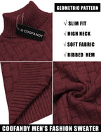 Slim Fit Rollkragen Thermal Pullover