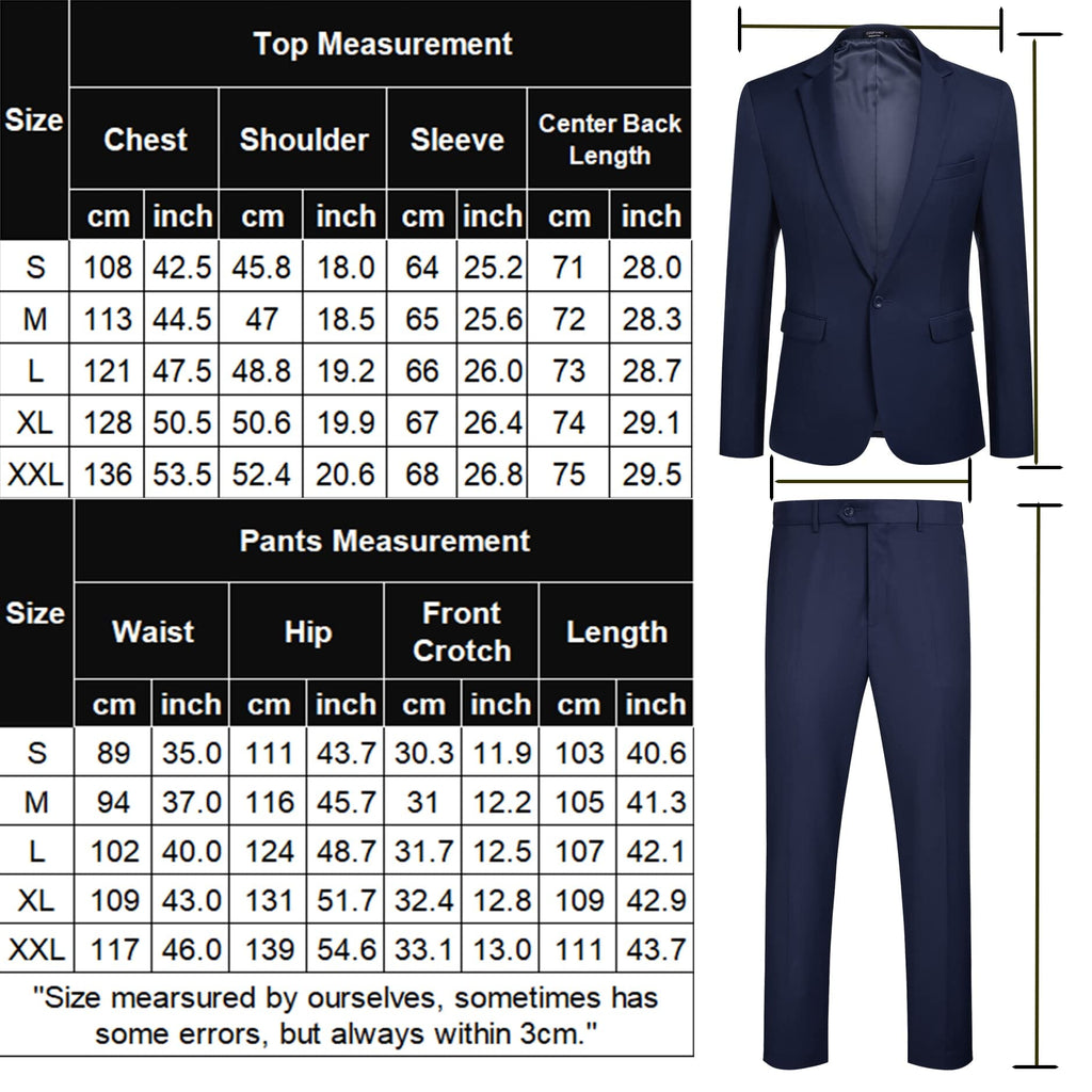 2 Teil Tuxedo Anzug Set Blazer Jacke for Business