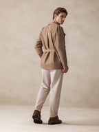 Vintage Cargo Trench Jacke with Belt