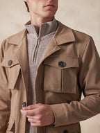 Vintage Cargo Trench Jacke with Belt