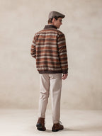 Vintage Stripe Tweed Jacke