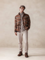 Vintage Stripe Tweed Jacke