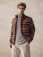 Vintage Stripe Tweed Jacke