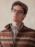 Vintage Stripe Tweed Jacke