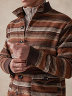 Vintage Stripe Tweed Jacke