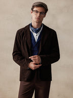 Elegant Corduroy Blazer Jacke