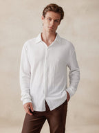 Casual Comfy Textured Hemd