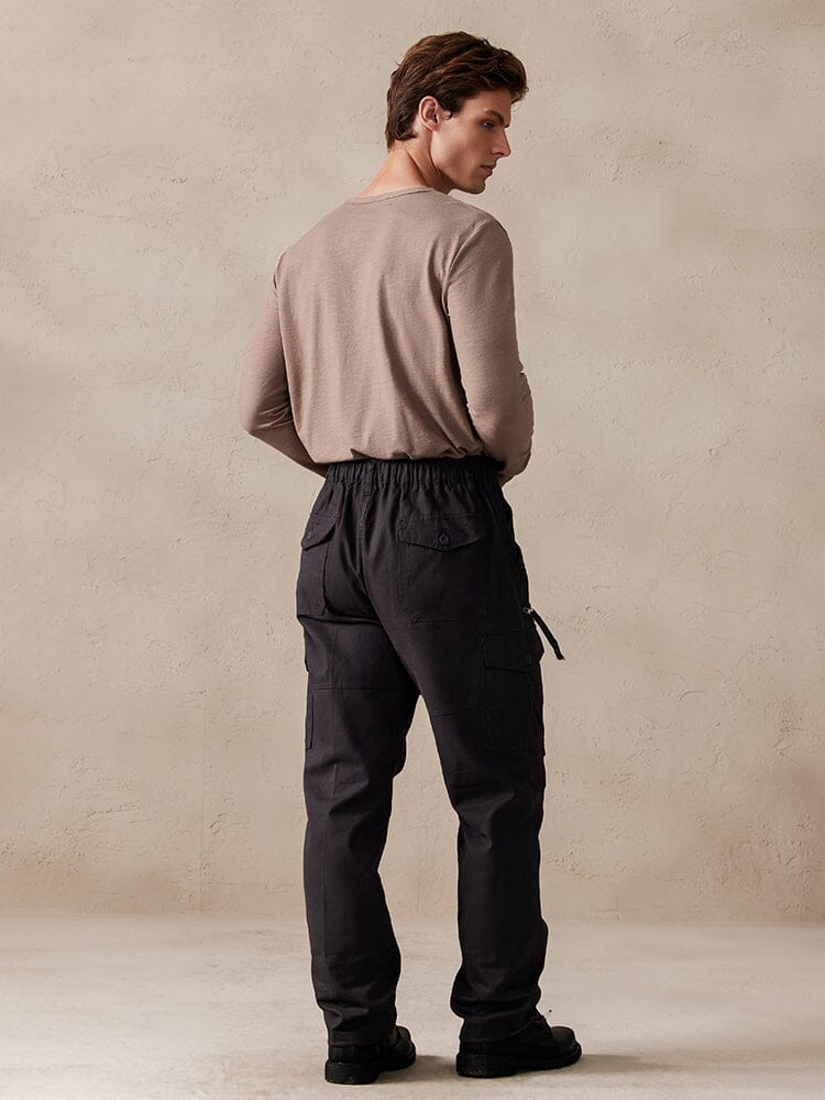 Casual 100% Baumwolle Multi Pockets Hose