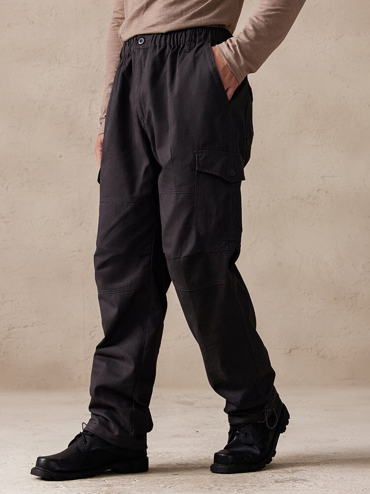 Casual 100% Baumwolle Multi Pockets Hose