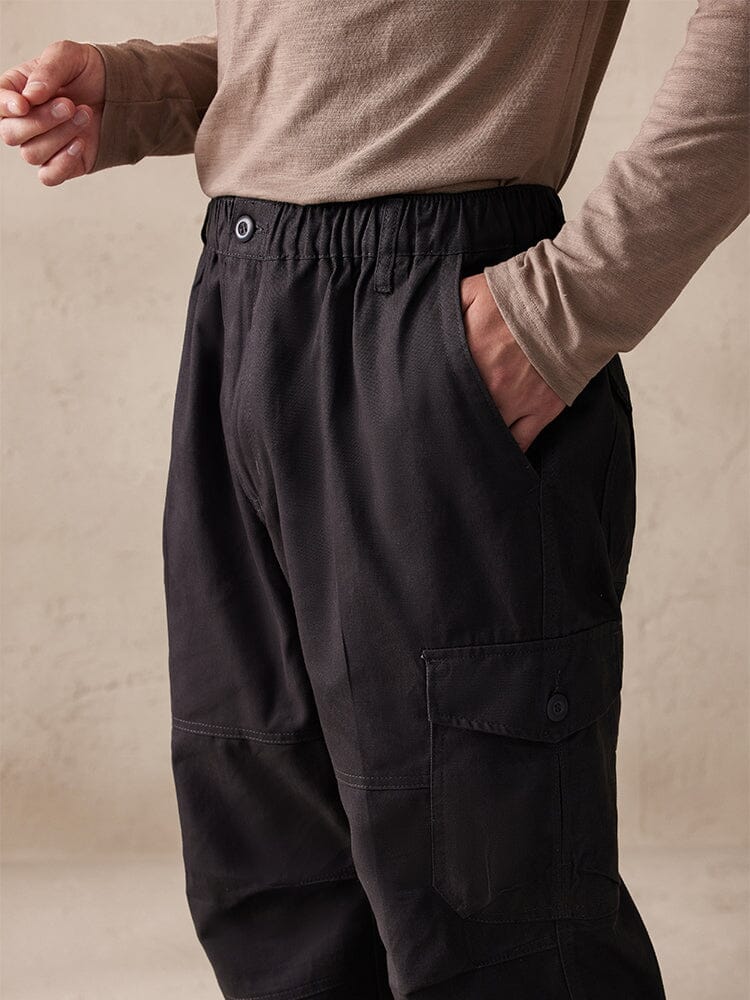 Casual 100% Baumwolle Multi Pockets Hose