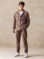 Trendy 2-Teil Suede Set