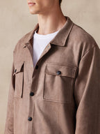 Trendy 2-Teil Suede Set